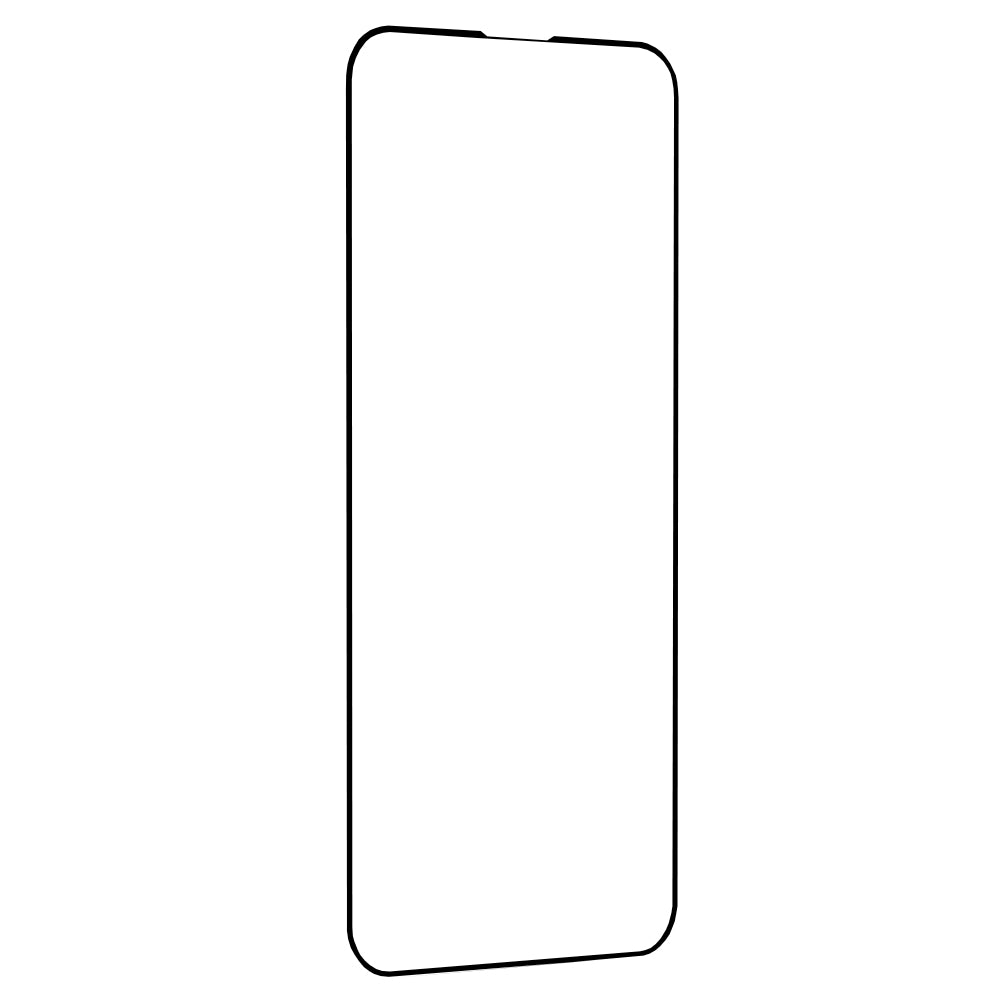 Ochranná fólie na displej Techsuit M2 pro Apple iPhone 17e / 16e / 14 / 13 Pro, tvrzené sklo, plné lepidlo, 111D, černá