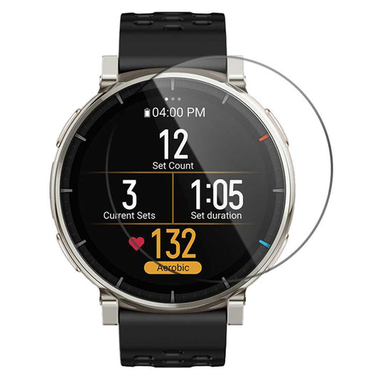 Ochranná fólie Techsuit Nano Flex pro Amazfit Active 3 Premium, Plast, Sada 2 kusy, Černá