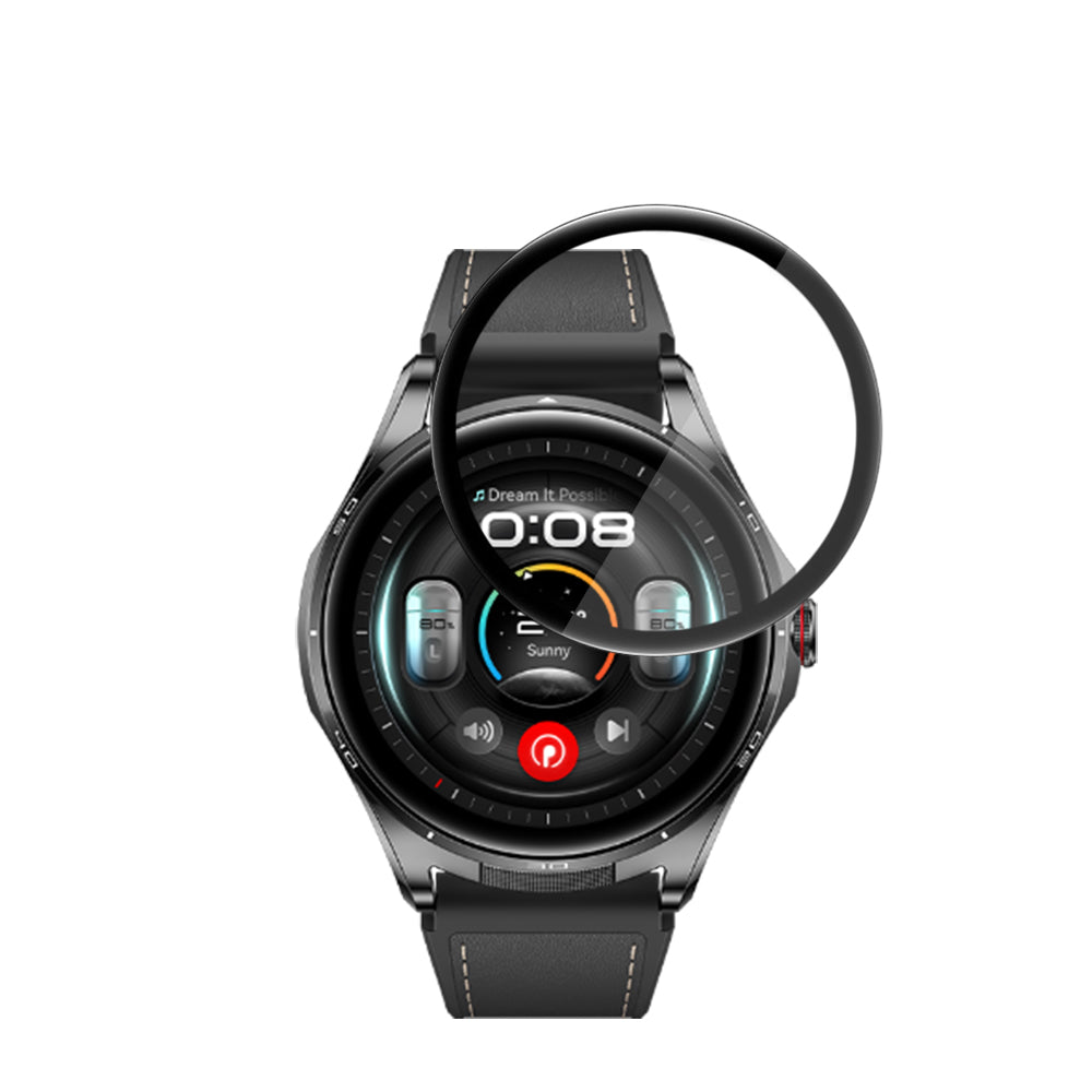 Ochranná fólie na displej Techsuit Nano Flex pro Huawei Watch Buds 2, plast, sada 2 kusy, černá
