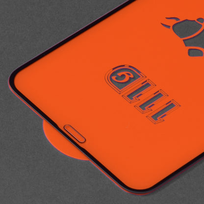 Ochranná fólie na displej Techsuit pro Apple iPhone 11 Pro Max / XS Max, tvrzené sklo, plné lepidlo, 111D, černá