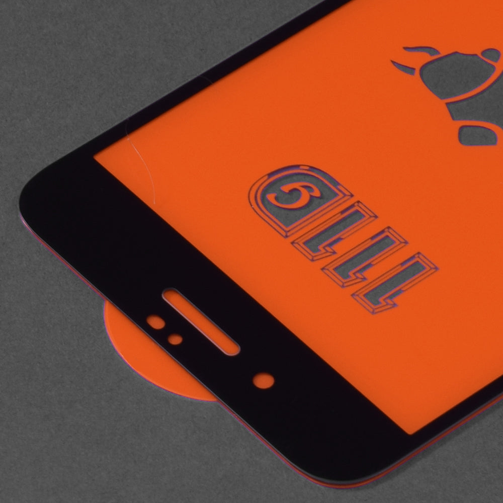 Ochranná fólie na displej Techsuit pro Apple iPhone 8 Plus / 7 Plus, tvrzené sklo, plné lepidlo, 111D, černá