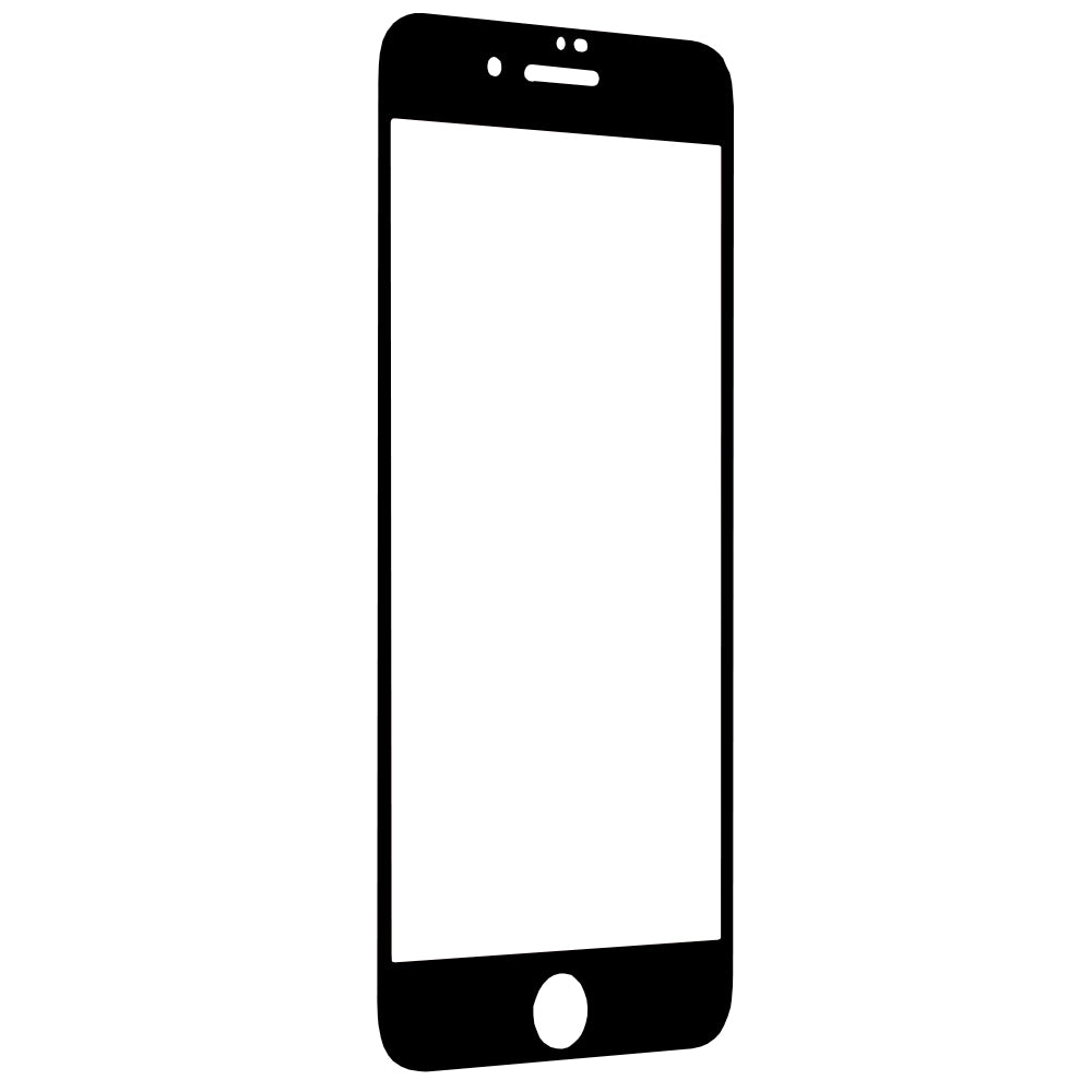 Ochranná fólie na displej Techsuit pro Apple iPhone 8 Plus / 7 Plus, tvrzené sklo, plné lepidlo, 111D, černá