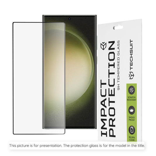 Ochranná fólie na displej Techsuit pro Honor X8d, tvrzené sklo, Full Glue, 111D, černá
