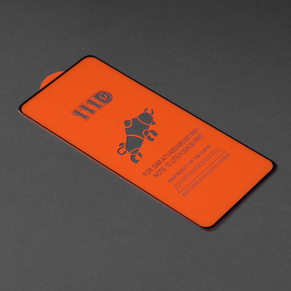 Ochranná fólie na displej Techsuit pro Huawei P smart 2021, tvrzené sklo, Full Glue, 111D, černá