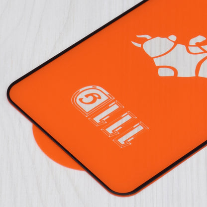 Ochranná fólie na displej Techsuit pro Motorola Moto G04s / E14 / G24 Power / G04 / G24, tvrzené sklo, plné lepidlo, 111D, černá