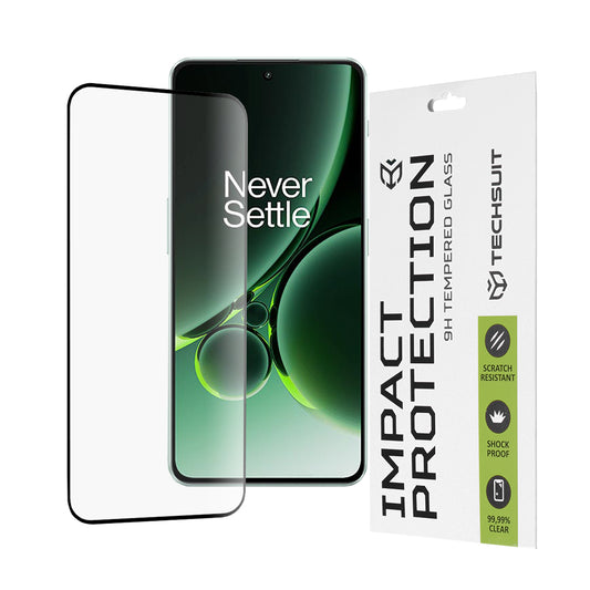 Ochranná fólie na displej Techsuit pro OnePlus Nord 3, tvrzené sklo, Full Glue, 111D, černá