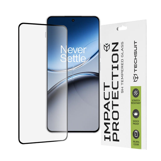 Ochranná fólie na displej Techsuit pro OnePlus Nord 4, tvrzené sklo, Full Glue, 111D, černá