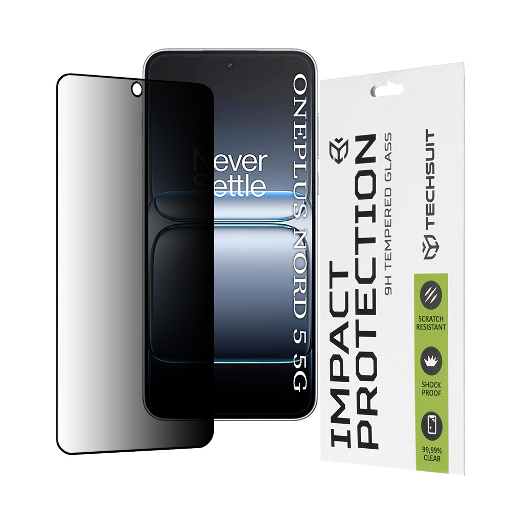Ochranná fólie Techsuit pro OnePlus Nord 5, Tvrzené sklo, Full Glue, 111D