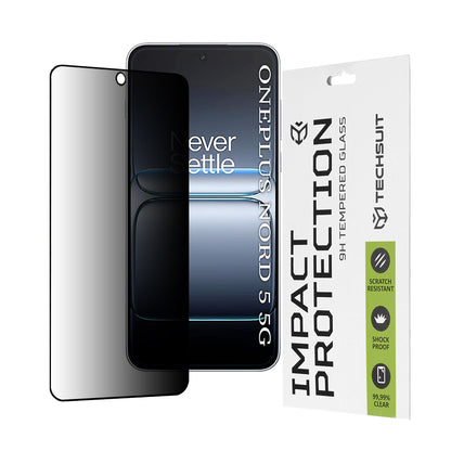Ochranná fólie Techsuit pro OnePlus Nord 5, Tvrzené sklo, Full Glue, 111D