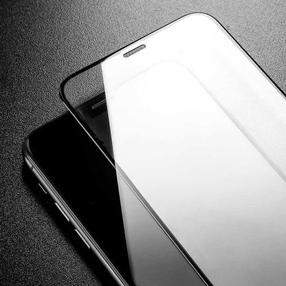 Ochranná fólie na displej Techsuit pro Samsung Galaxy F12 F127 / A12 Nacho A127 / M02 M022 / M12 M127, tvrzené sklo, plné lepidlo, černá