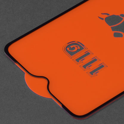 Ochranná fólie na displej Techsuit pro Samsung Galaxy M01s M017 / A10s A107 / A10 A105 / M10 M105, tvrzené sklo, Full Glue, 111D, černá