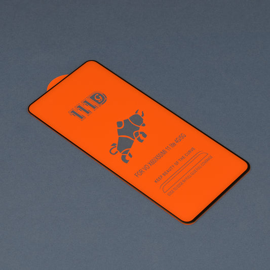 Ochranná fólie na displej Techsuit pro Xiaomi 11 Lite 5G NE / Mi 11 Lite 5G / 11 Lite, tvrzené sklo, plné lepidlo, 111D, černá