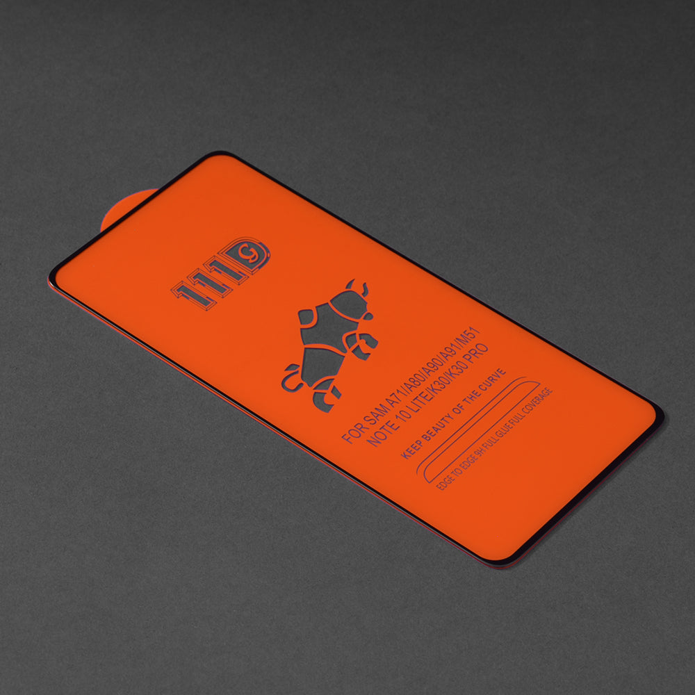 Ochranná fólie na displej Techsuit pro Xiaomi 12T / 12T Pro, tvrzené sklo, plné lepidlo, 111D, černá