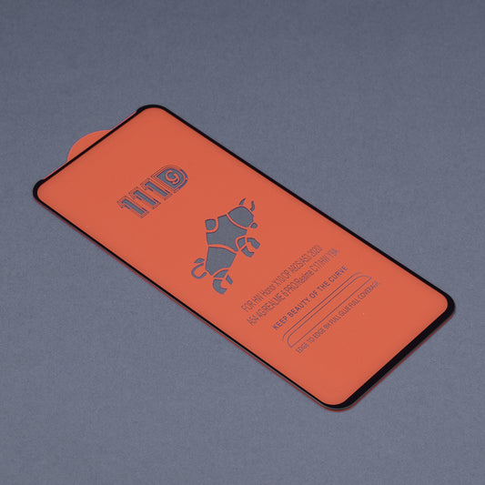 Ochranná fólie na displej Techsuit pro Xiaomi Poco M4 Pro / Redmi Note 11S / Note 11, tvrzené sklo, plné lepidlo, 111D, černá