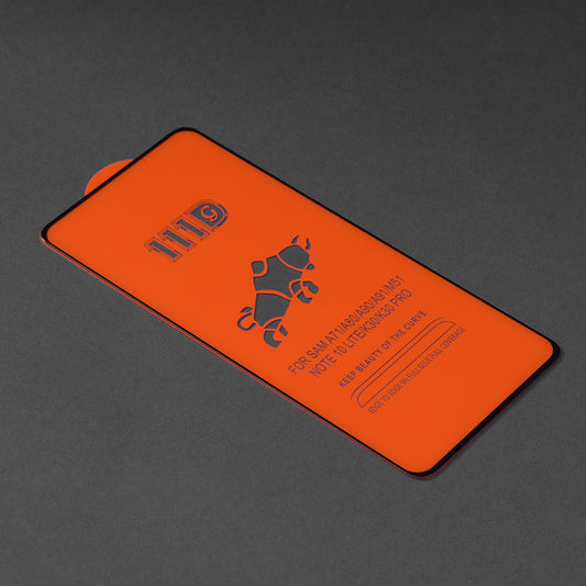 Ochranná fólie na displej Techsuit pro Xiaomi Redmi Note 12 4G / Poco X5 / Note 12 5G, tvrzené sklo, plné lepidlo, 111D, černá