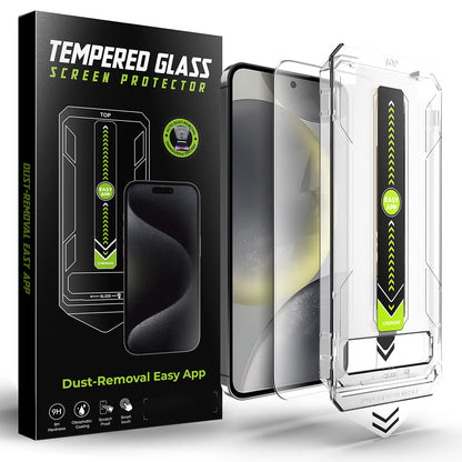 Ochranná fólie na displej Techsuit TitanGlass CrystalHD pro Samsung Galaxy S25 S931 / S24 S921, tvrzené sklo, plné lepidlo