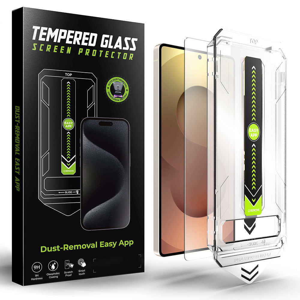 Ochranná fólie na displej Techsuit TitanGlass CrystalHD pro Samsung Galaxy S25 Ultra S938, tvrzené sklo, plné lepidlo