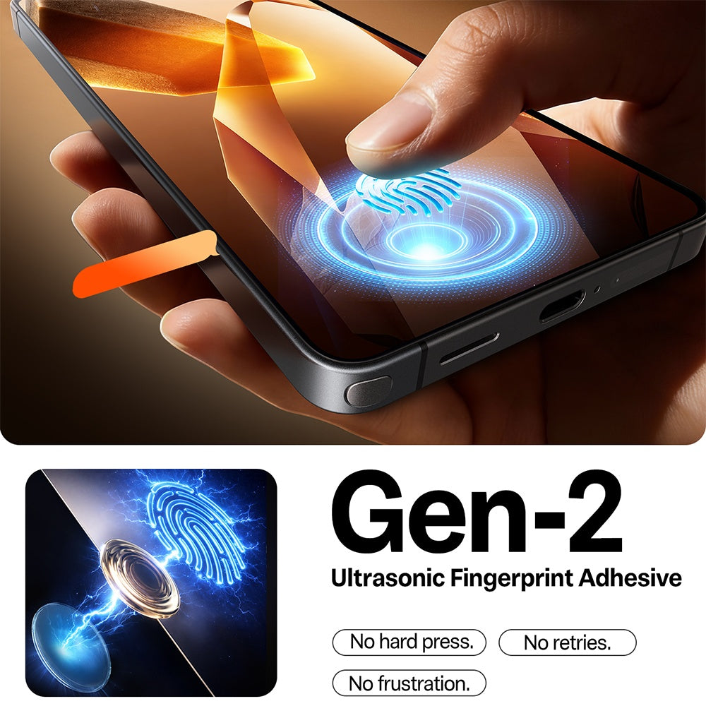 Ochranná fólie na displej Torras GlassGo Install Master pro Samsung Galaxy S26 Ultra, Tvrzené sklo, Full Glue, Průhledná