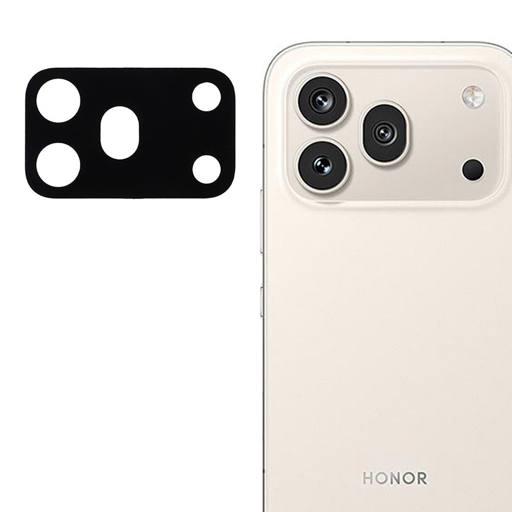 Ochranná fólie na zadní kameru Techsuit pro Honor 600 Pro, tvrzené sklo, černá