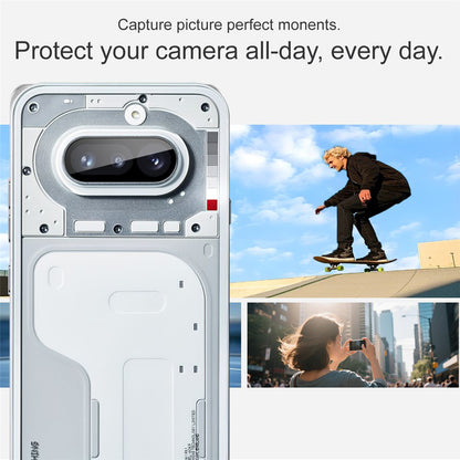 Ochranná fólie Techsuit pro Nothing Phone (4a), tvrzené sklo, černá