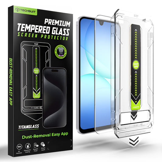 Ochranná fólie na displej Techsuit TitanGlass CrystalHD pro Samsung Galaxy A17 5G / A16 5G A166 / A16 4G A165, tvrzené sklo
