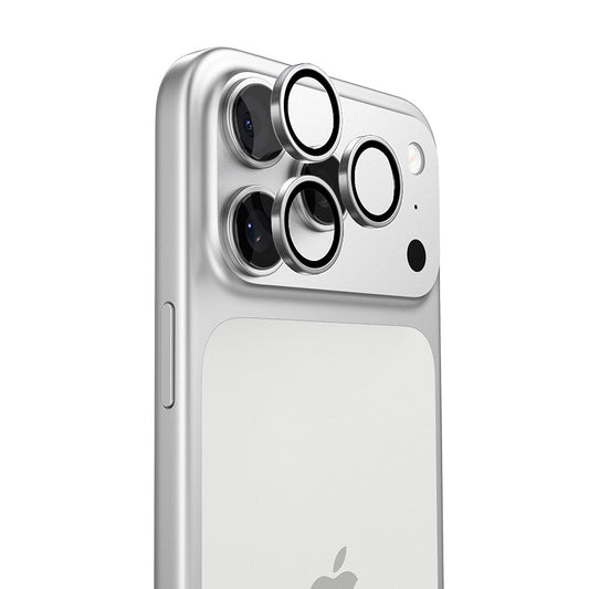 Ochranná fólie na zadní kameru Torras Lensguard pro Apple iPhone 17 Pro Max / 17 Pro, tvrzené sklo, stříbrná