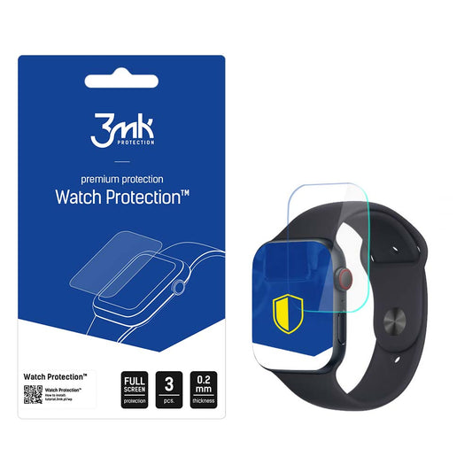 Ochranná fólie 3MK Arc pro Apple Watch SE 40mm Series, Sada 3 kusů, Plast