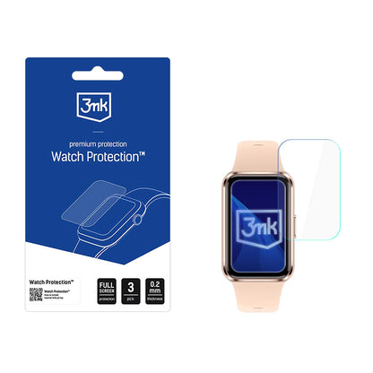 Ochranná fólie 3MK Arc pro Huawei Band 11, sada 3 kusy, plast