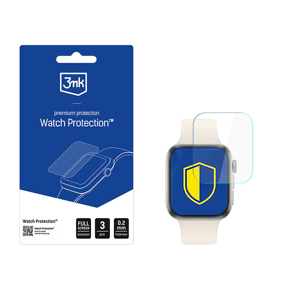 Ochranná fólie 3MK Arc pro Huawei Watch Fit 4, sada 3 kusy, plast