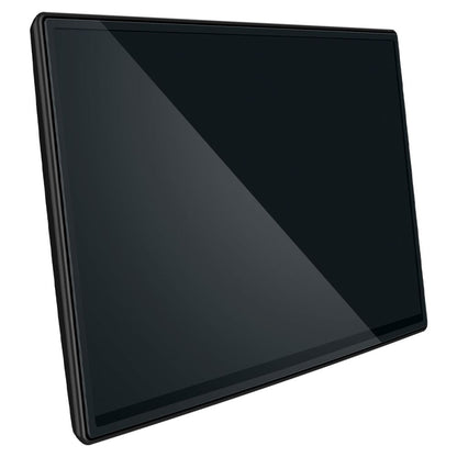 Ochranná fólie Spigen GlastR EZ FIT pro navigaci Tesla X / S (2022 - 2021), Tvrzené sklo, Černá AGL04688