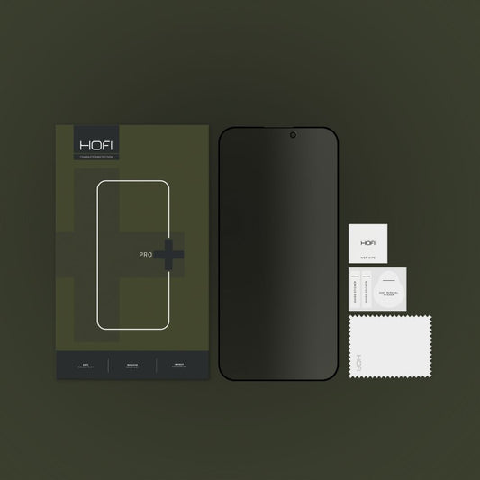 Ochranná fólie na displej Privacy HOFI PRO+ pro Apple iPhone 14 Pro, tvrzené sklo, plné lepidlo
