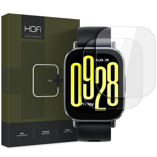 Ochranná fólie HOFI Glass PRO+ pro Xiaomi Redmi Watch 5 Active, sada 2 kusy, tvrzené sklo