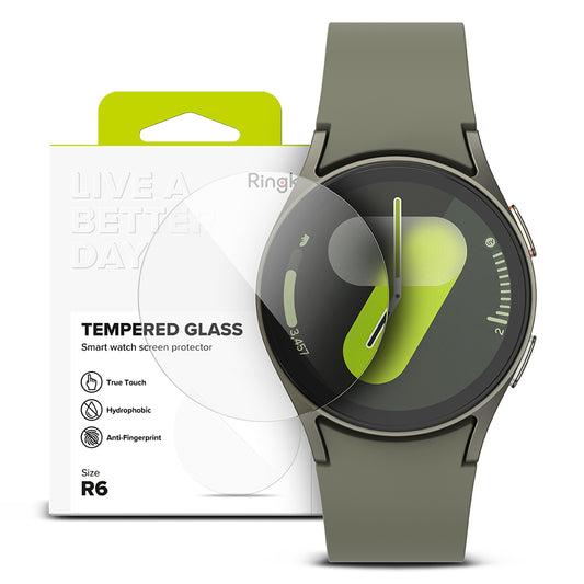 Ochranná fólie Ringke R6 pro Samsung Galaxy Watch7 44mm, sada 4 kusů, tvrzené sklo