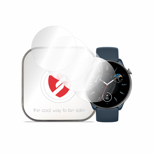Ochranná fólie Smart Protection Premium Classic pro Amazfit GTR Mini, sada 4 kusů, plast