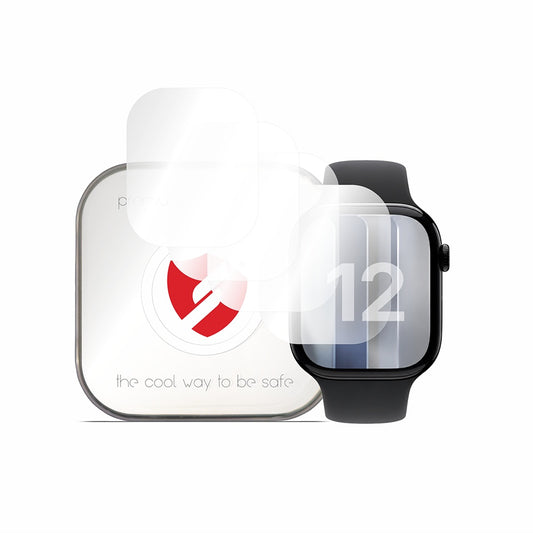 Ochranná fólie Smart Protection Premium Classic pro Apple Watch Series 12 46mm, Sada 4 kusů, Plast