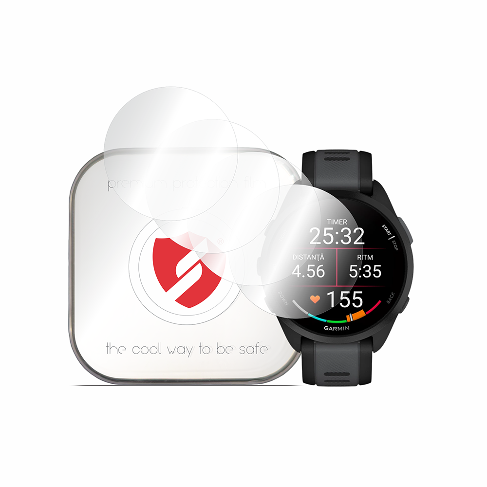 Ochranná fólie Smart Protection Premium Classic pro Garmin Forerunner 165, Sada 4 kusy, Plast
