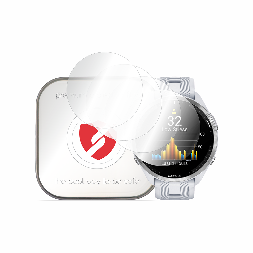 Ochranná fólie Smart Protection Premium Classic pro Garmin Forerunner 965, sada 4 kusy, plast
