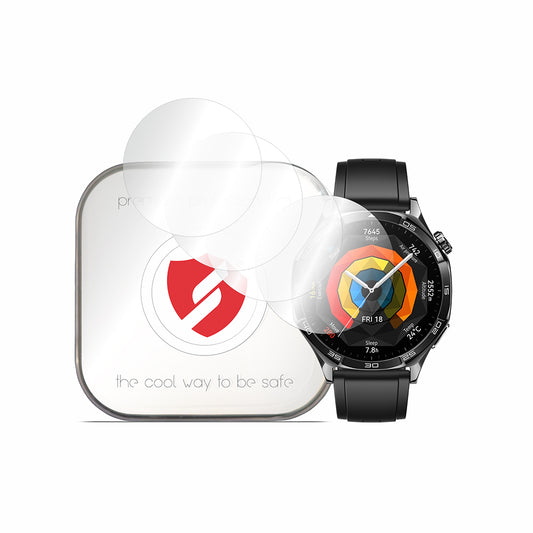 Ochranná fólie Smart Protection Premium Classic pro Huawei Watch GT 5 46mm, sada 4 kusy, plast