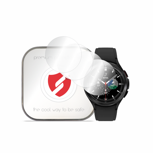 Ochranná fólie Smart Protection Premium Classic pro Samsung Galaxy Watch4 Classic 46mm, sada 4 kusy, plast