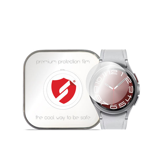 Ochranná fólie Smart Protection Premium Classic pro Samsung Galaxy Watch6 Classic 43mm, sada 4 kusy, plast