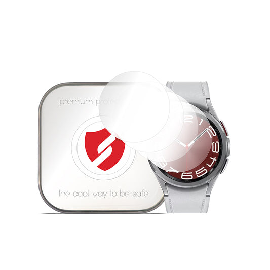 Ochranná fólie Smart Protection Premium Classic pro Samsung Galaxy Watch6 Classic 43mm, sada 4 kusy, plast