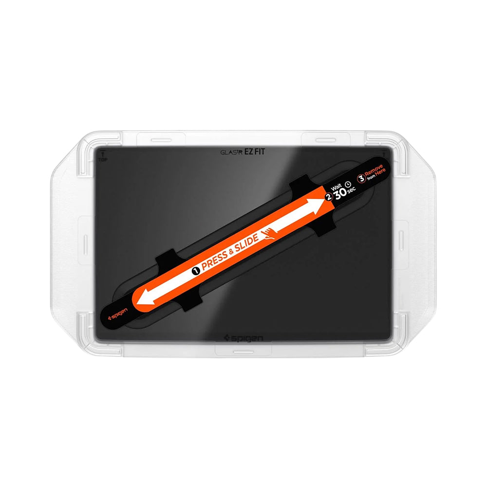 Ochranná fólie Spigen GlastR EZ FIT Anti-Glare FC pro navigaci Tesla Y (2026 / 2025) / 3 (2026 / 2025 / 2024), tvrzené sklo AGL07152