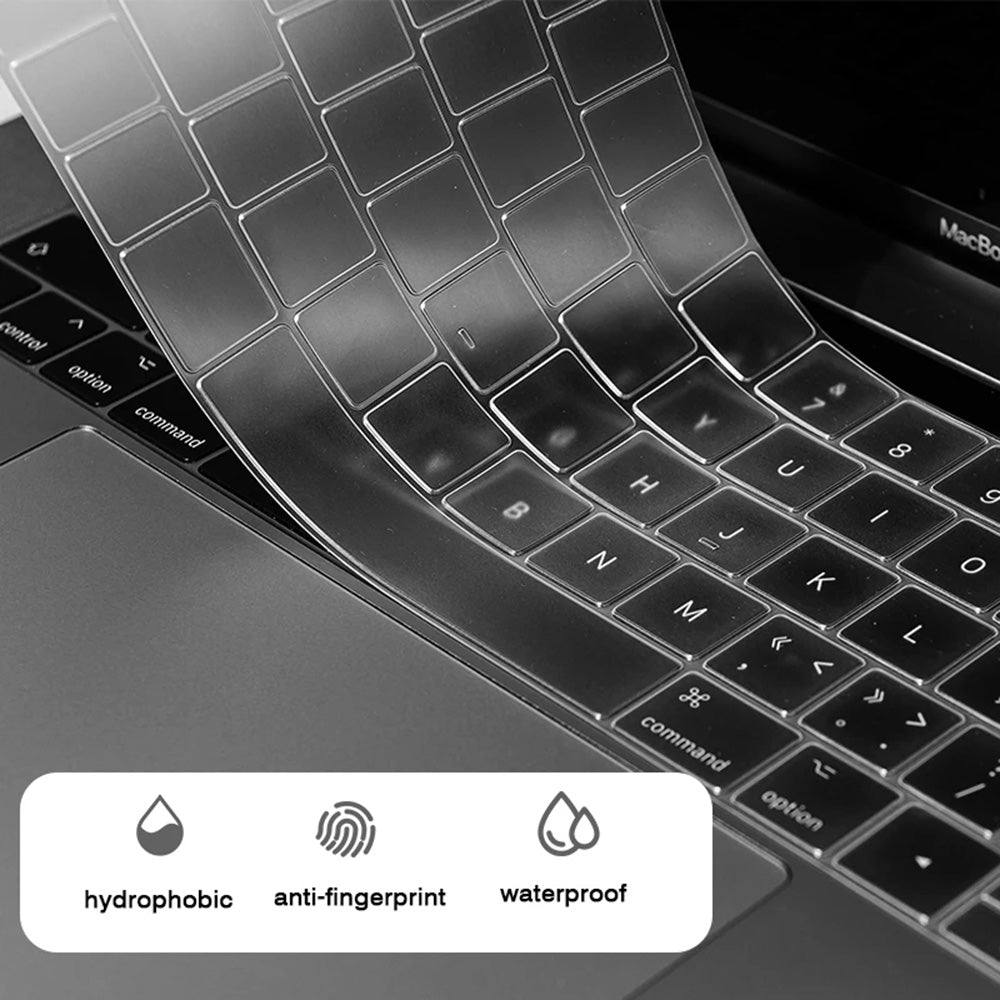 Ochranný kryt klávesnice Techsuit PureTypeX pro Apple MacBook Air 13 (2020), průhledný