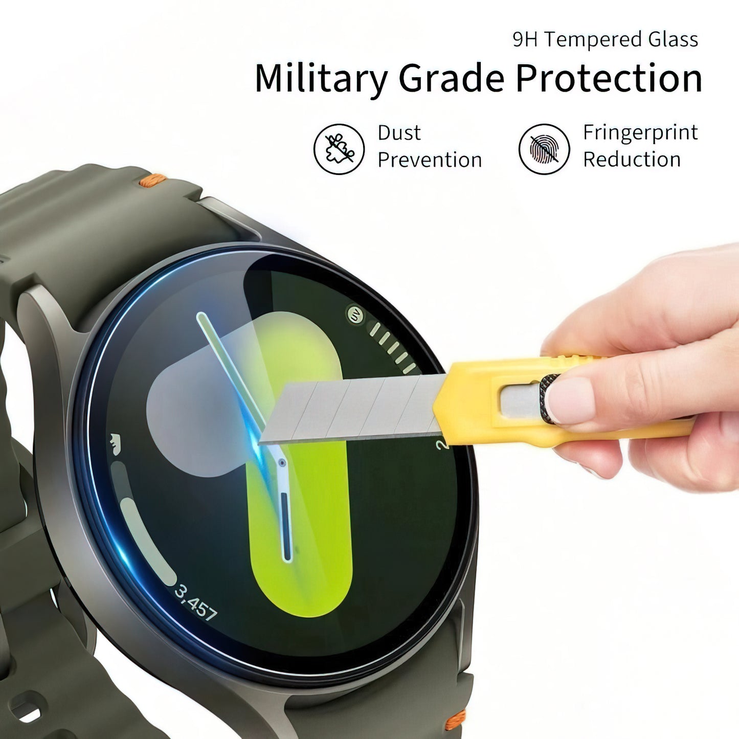 Ochranná fólie Tech-Protect Fit+ pro Huawei Watch GT 6 46mm, Sada 2 kusů, Tvrzené sklo