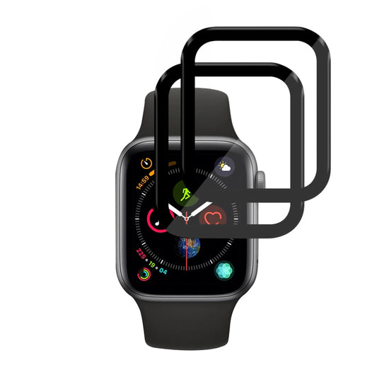Fólie ochranná Techsuit Nano Flex pro Apple Watch 40mm Series, Sada 2 kusy, Plast, Černá