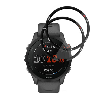 Folie ochranná Techsuit Nano Flex pro Garmin Forerunner 255 Music / 255, Sada 2 kusy, Plast, Černá