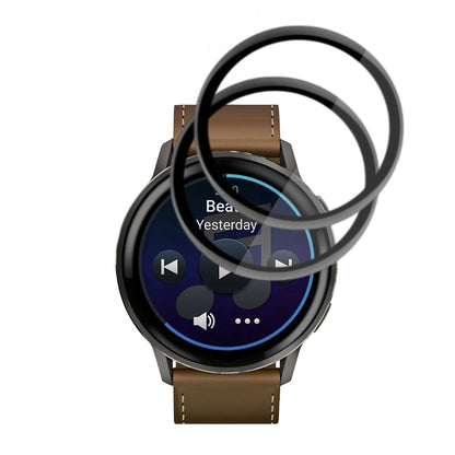 Ochranná fólie Techsuit Nano Flex pro Garmin Venu 4 45mm, sada 2 kusy, plast, černá