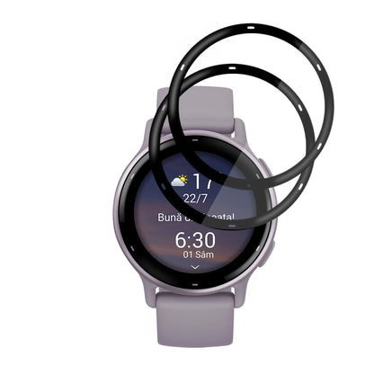 Fólie ochranná Techsuit Nano Flex pro Garmin Vivoactive 5, Sada 2 kusy, Plast, Černá