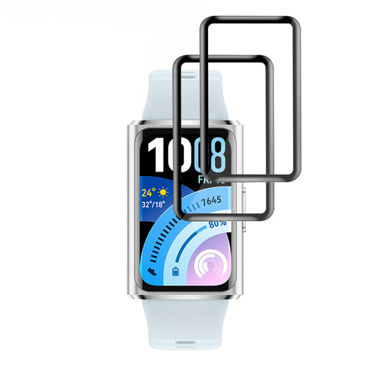 Folie ochranná Techsuit Nano Flex pro Huawei Band 11 Pro, Sada 2 kusy, Plast, Černá