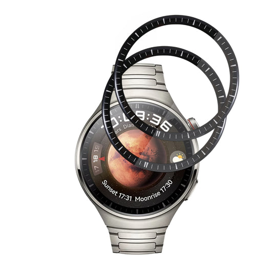 Folie ochranná Techsuit Nano Flex pro Huawei Watch 4 Pro, Sada 2 kusy, Plast, Černá